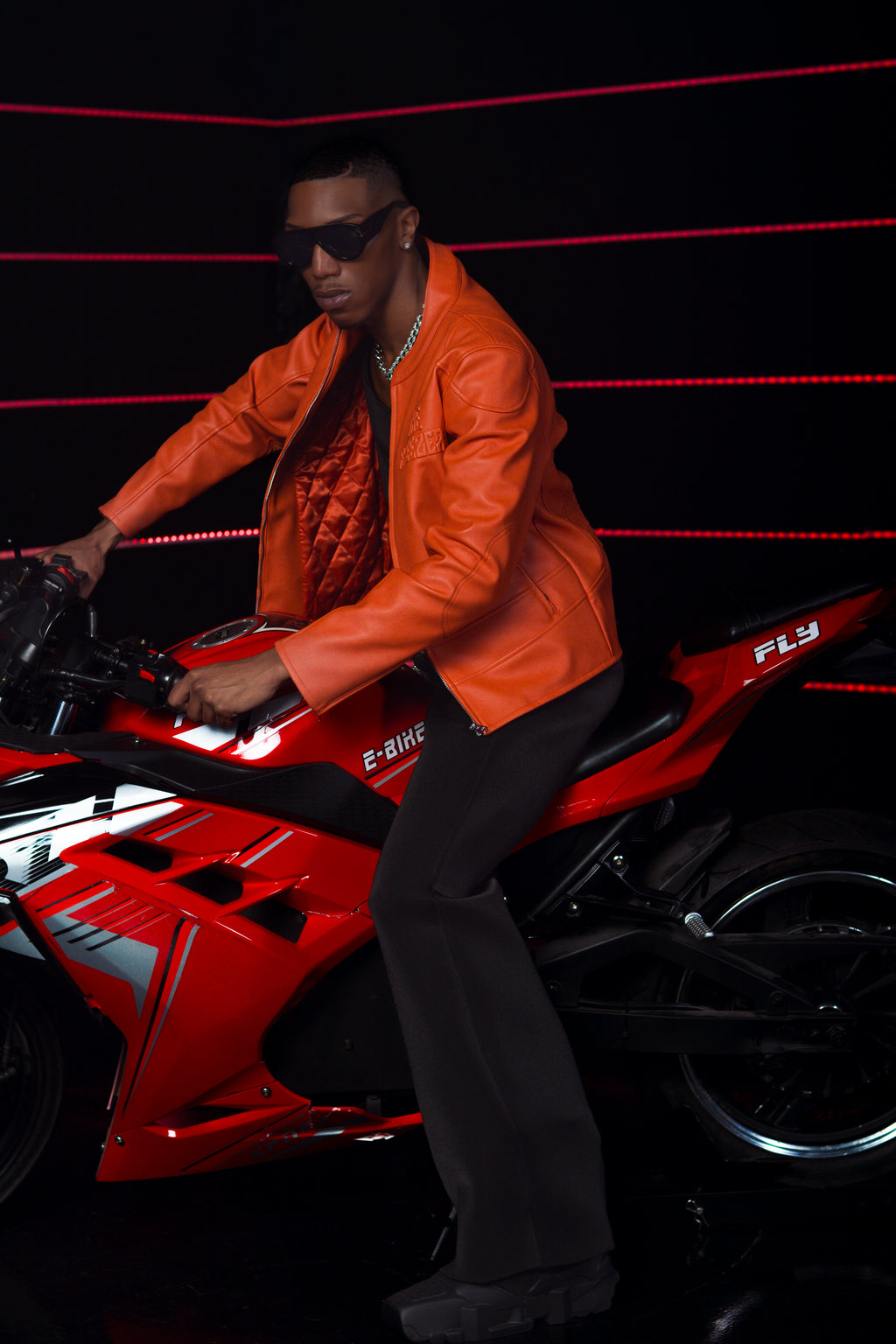 IceBound Moto Jacket- EMBER