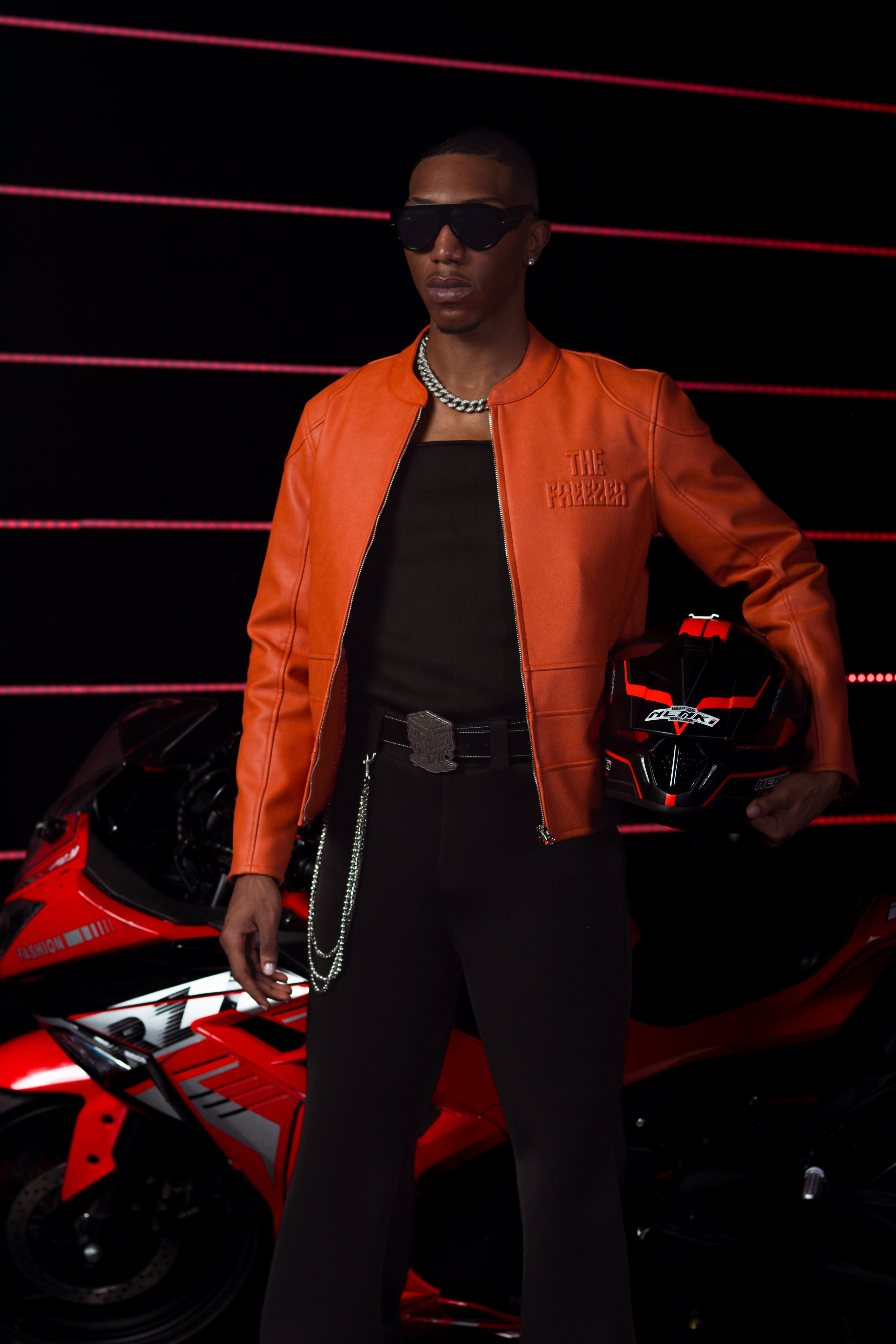IceBound Moto Jacket- EMBER